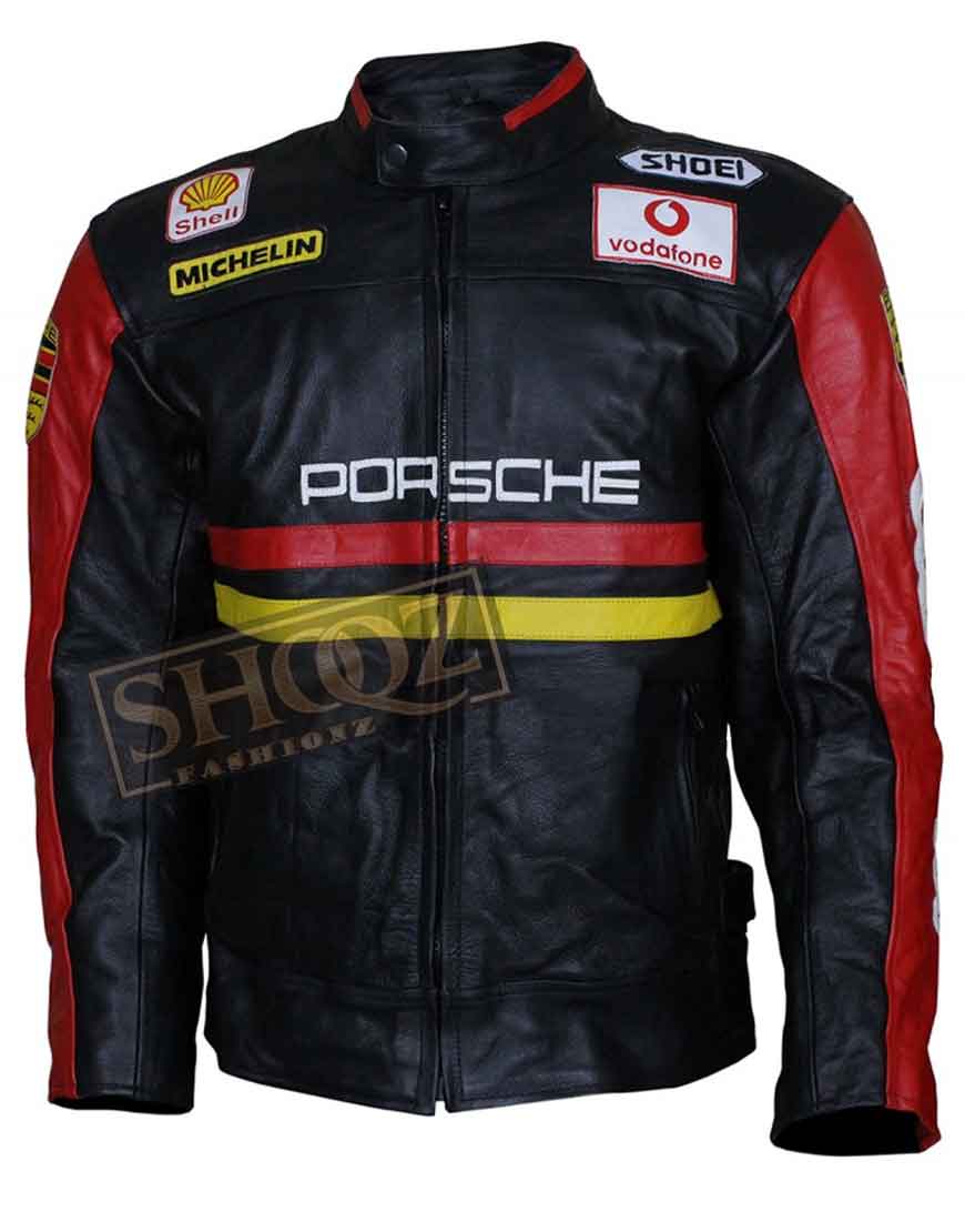 Porsche 930 Turbo Black Leather Jacket 